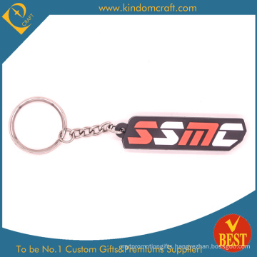 Personalized Rubber Key Ring for Brand Promotion with High Quality From China